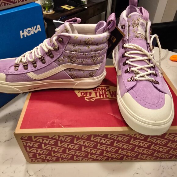 Vans Sk8-Hi DR MTE 2 Vintage Purple Men's Shoes Boots VN0009QMBUG Sz 9.5 NEW - Picture 3 of 11